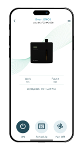Configure SensaMist commercial scent diffuser settings and schedules