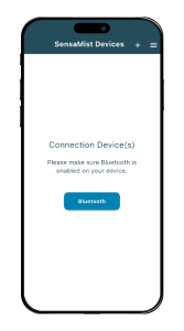 Connecting SensaMist Diffuser app to SensaMist commercial scent diffuser